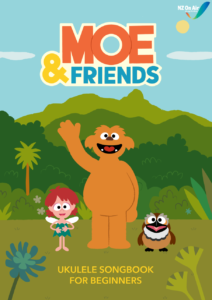 Moe and friends Ukelele for beginners songbook cover