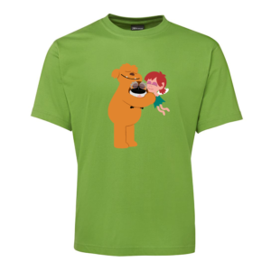 Moe And Friends Cuddles T-shirt Green